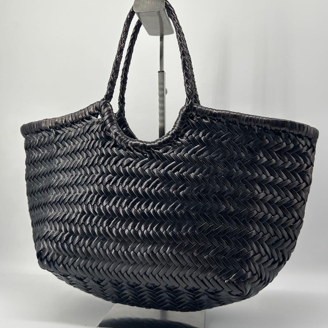 未使用級✨Dragon CHRISTOPHER レザー 編み込み トートバッグ