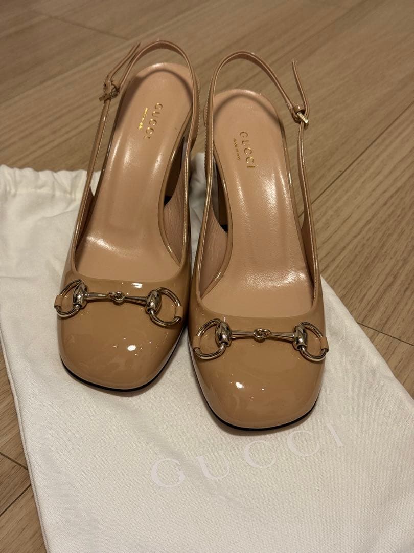ほぼ未使用✨GUCCI グッチ ホースビット エナメル サンダル✨