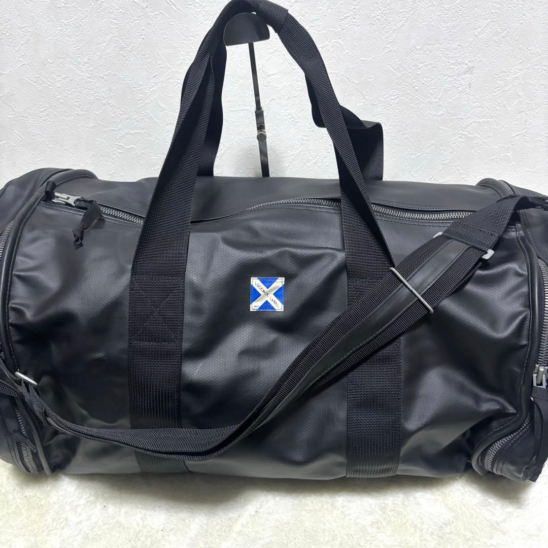 【希少】吉田カバン ラゲッジレーベル 青バッテン ニューライナー ドラムバッグ