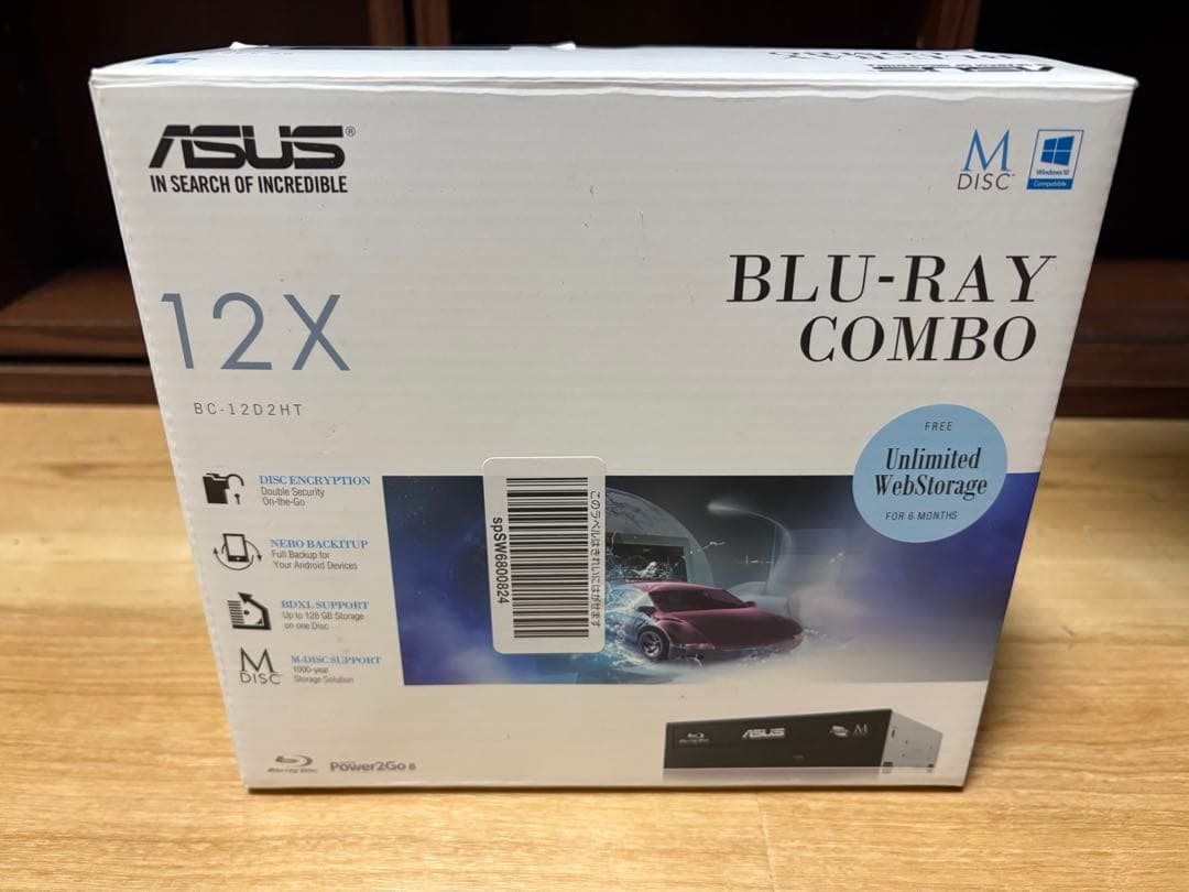 ASUS BC-12D2HT BDドライブ