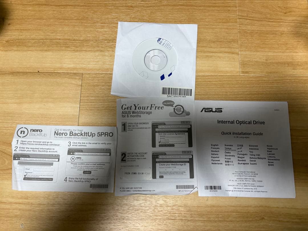 ASUS BC-12D2HT BDドライブ