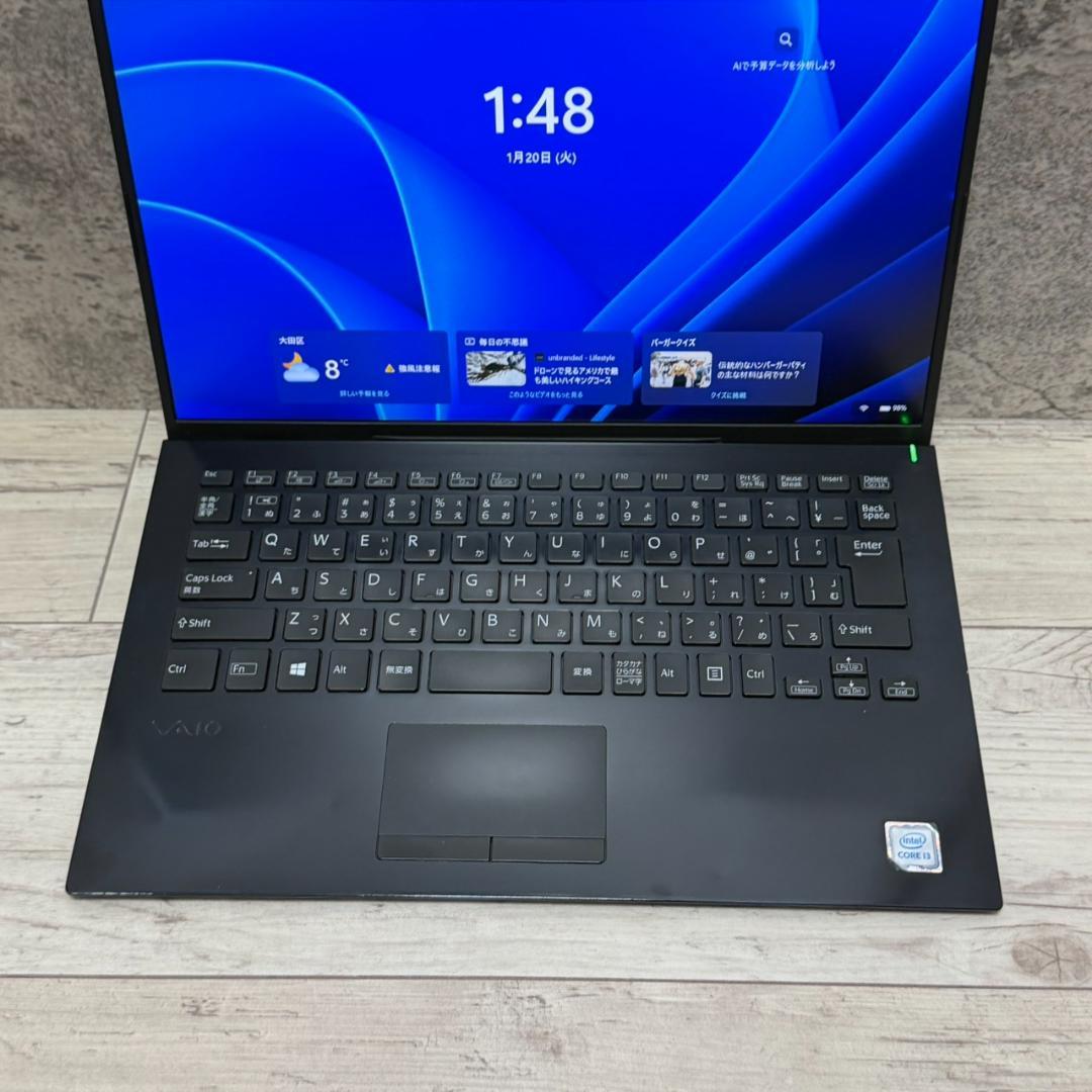 第8世代i3 Office2021 超薄型軽量 VAIO ノートパソコン