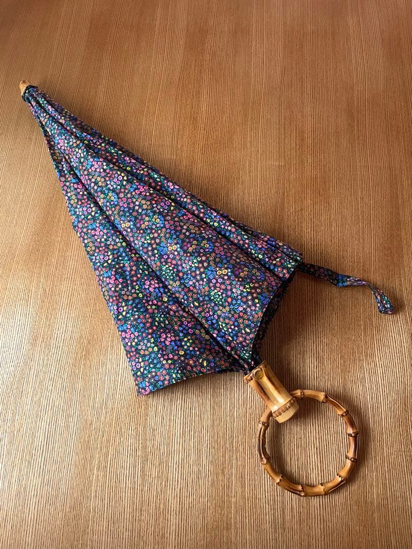 大森商店　リバティ　折りたたみ傘　晴雨兼用