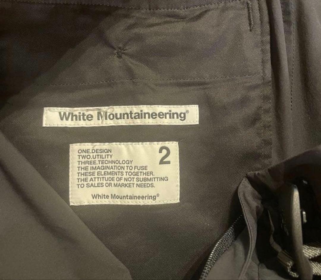 ホワイトマウンテニアリング × グラミチ サルエルパンツ ブラック 2