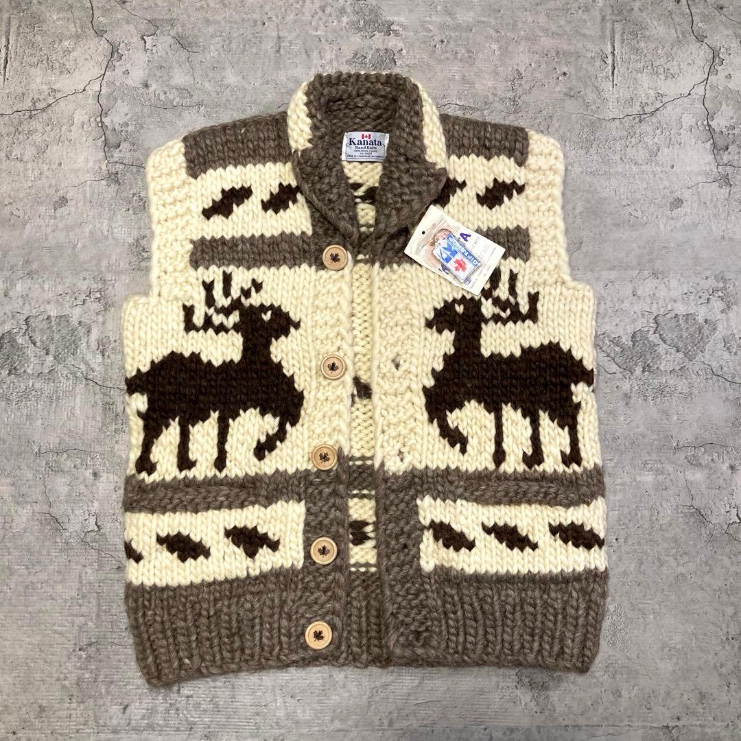 【デッドストック】KANATA カナタ カウチンニットベスト