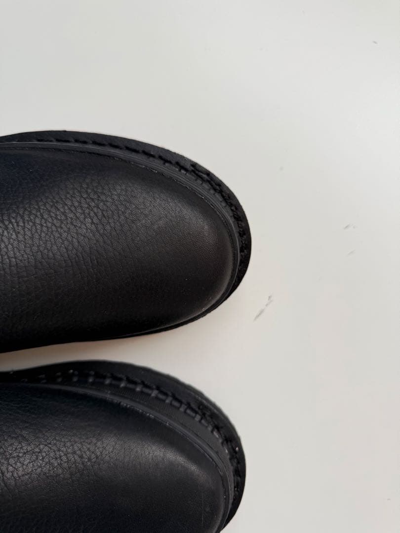 ia Boot ジャイアントロメオワークシューズ サイドゴア ブラック