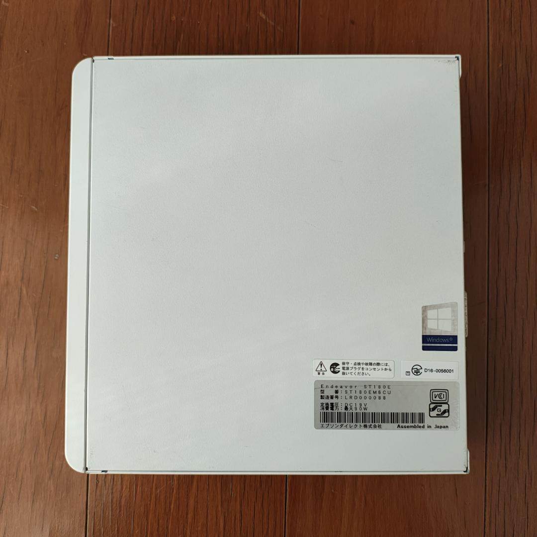 EPSON Endeavor ST180E i3-6100T 省スペースPC