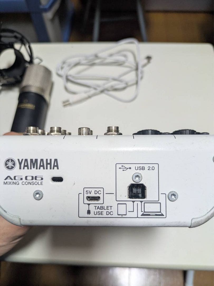 YAMAHA AG06 オーディオインターフェイスとマイクセット