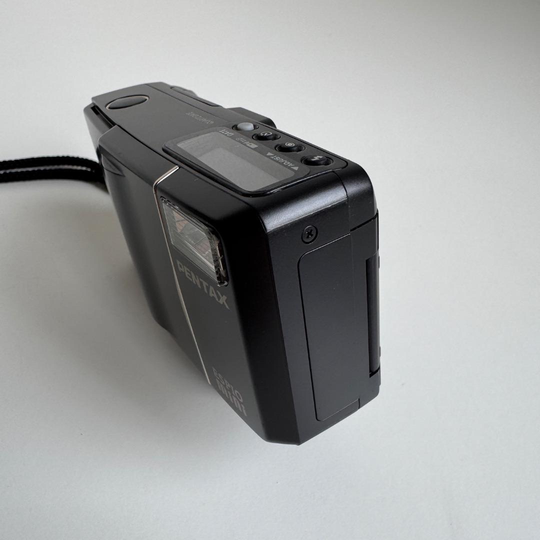 【美品】PENTAX ESPIO mini ブラック コンパクトフィルムカメラ