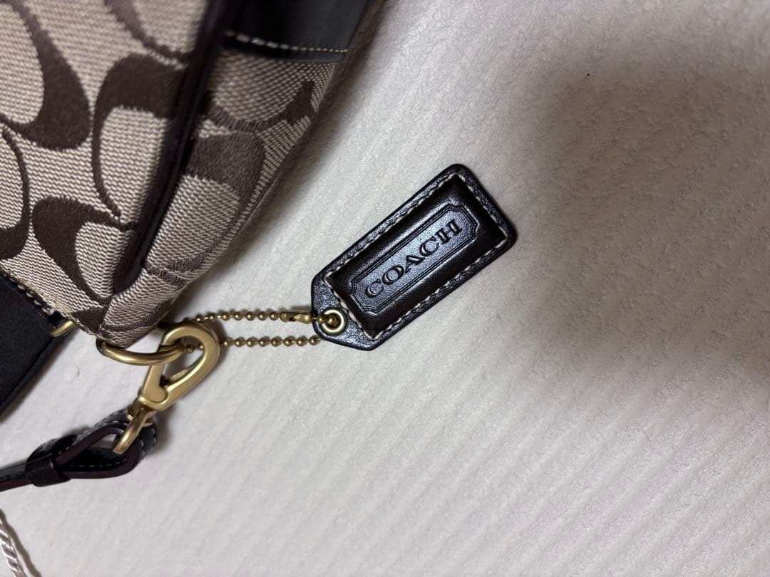 COACH ブラウン系 ハンドバッグ 保存袋付き