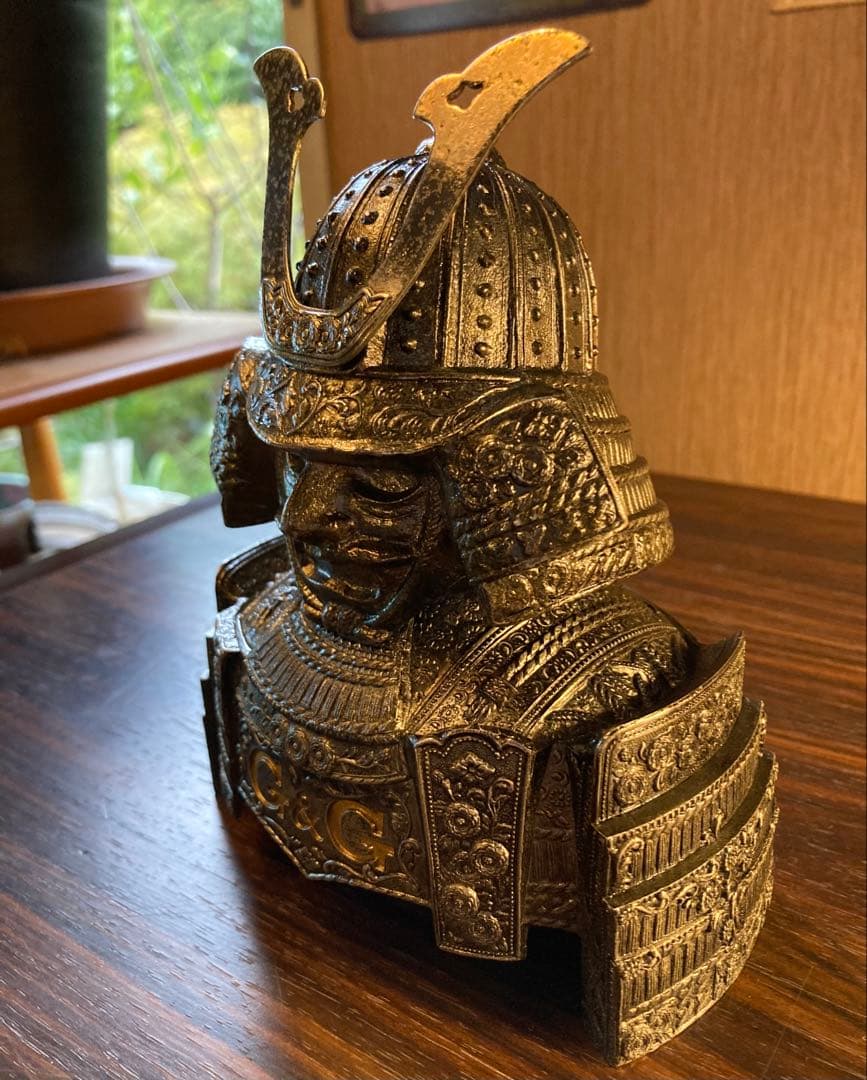 ニッカ 戦国 武将 鎧 兜 アンティーク 甲冑 昭和 レトロ ヴィンテージ 置物