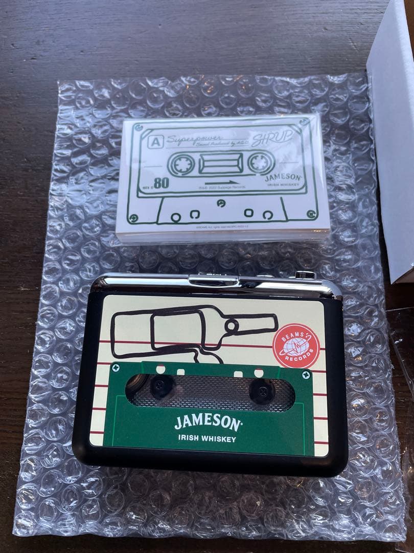JAMESON×SIRUP コラボ カセットプレーヤー本体＆カセット