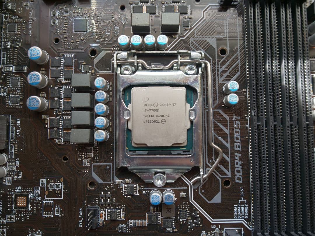 i7 7700k MSI Z270-S01 マザーボードセット