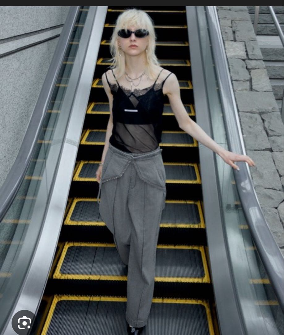 トップス LACE SHEER CAMISOLE josemoon