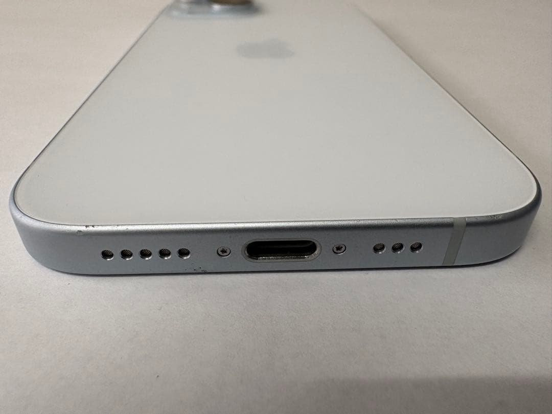 Apple iPhone 15 128GB SIMフリー ブルー 充電95%