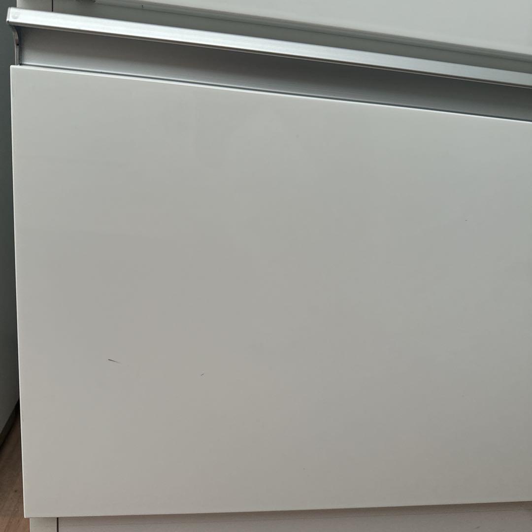 ニトリ　キッチンカウンター(レジューム 120-2SL-R WH)