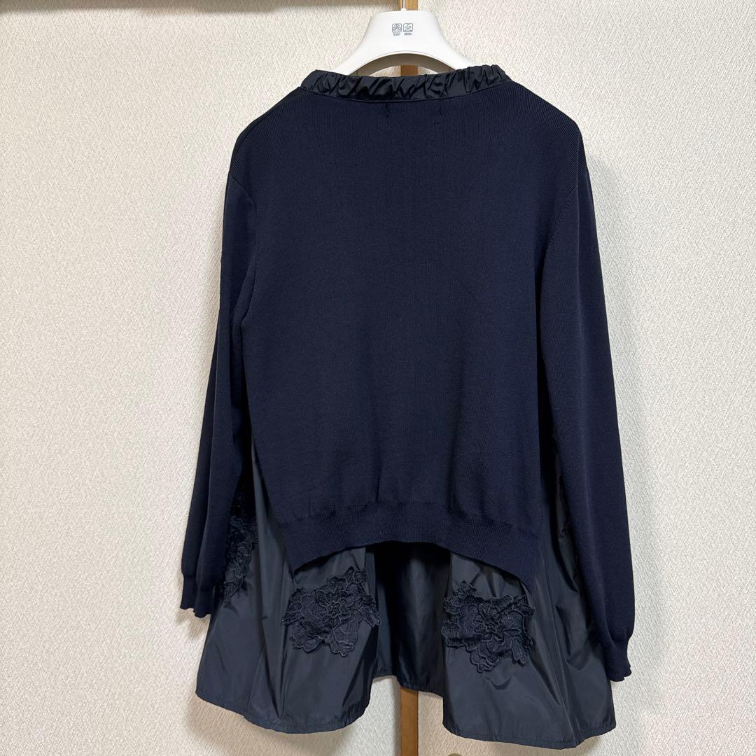 MONCLERモンクレール／カーディガン・紺色