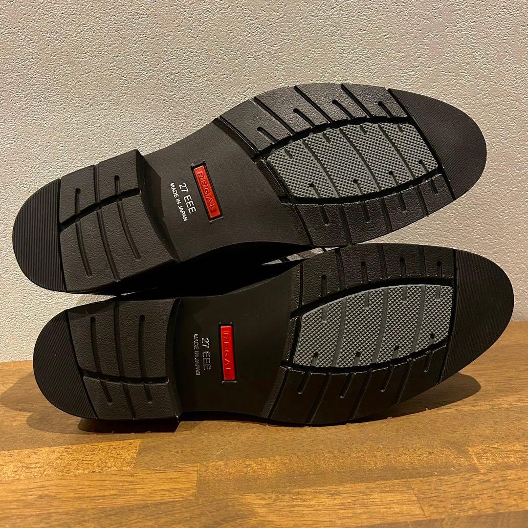 即日発送 未使用級 リーガル×ゴアテックス 最強ビジネスシューズ 27cm