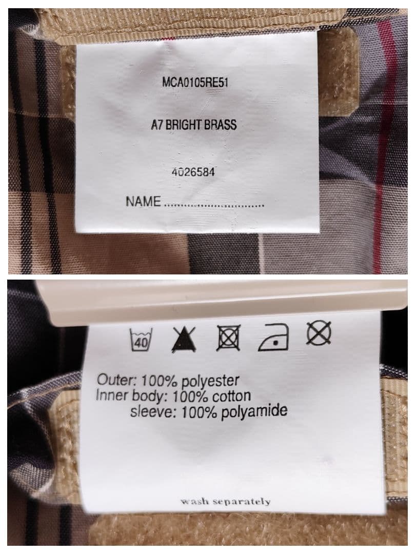 バブアー インターナショナル ナイロンジャケット メンズ Mサイズ