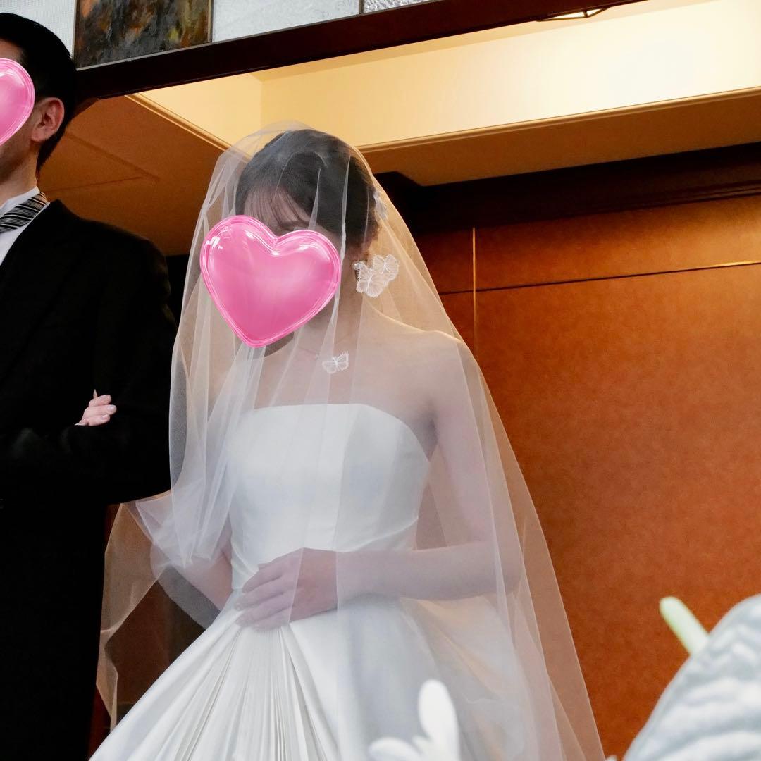 ウエディング　ベール　ロングベール　トリート