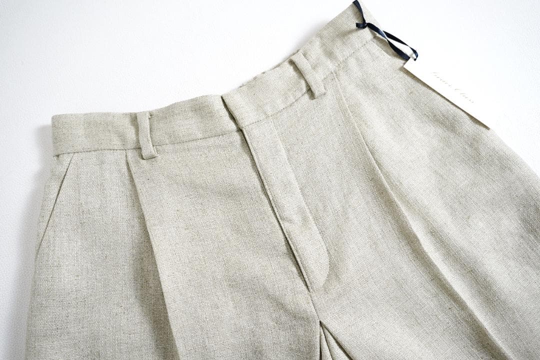 986y*新品 グレースクラス リネンタッチショート パンツ