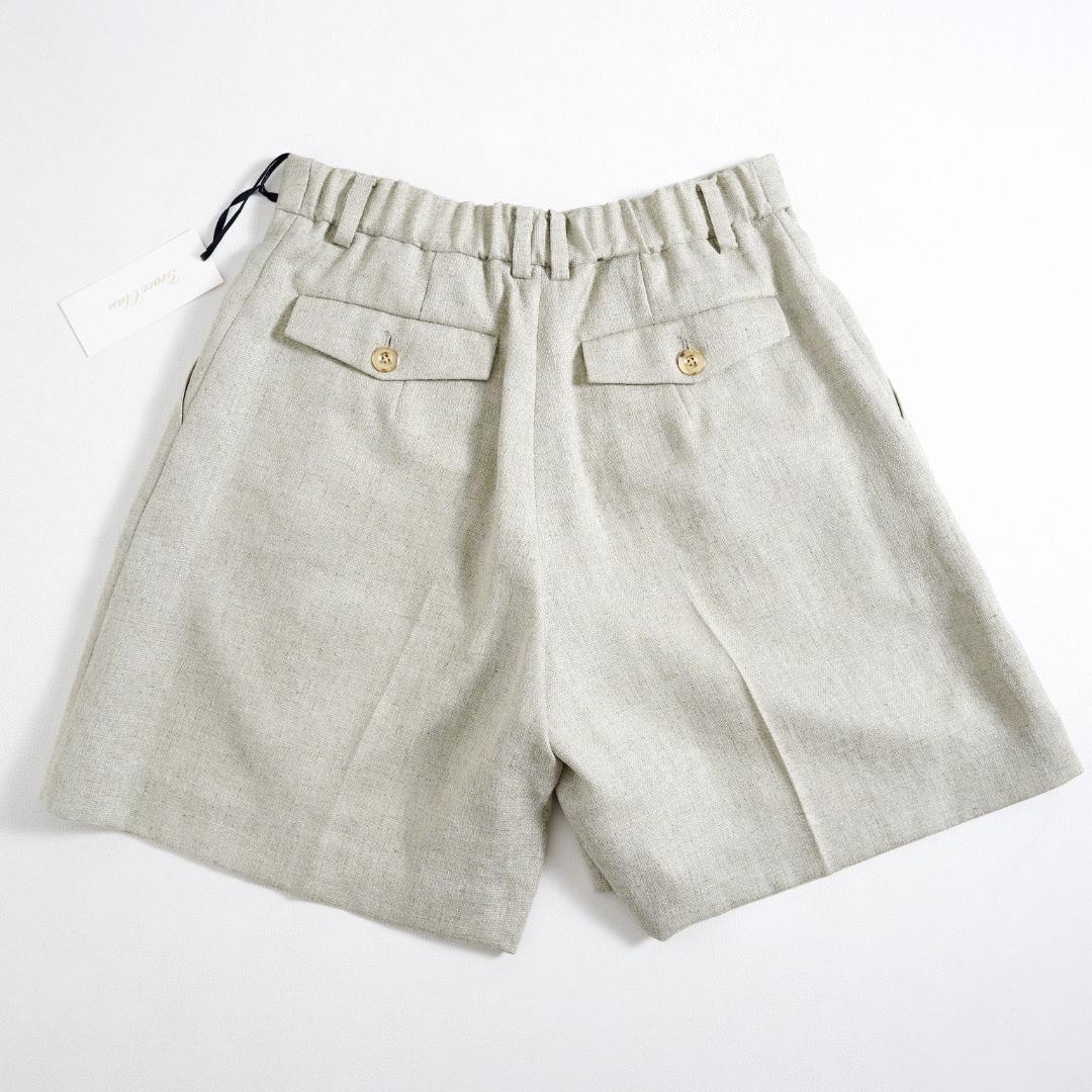 986y*新品 グレースクラス リネンタッチショート パンツ