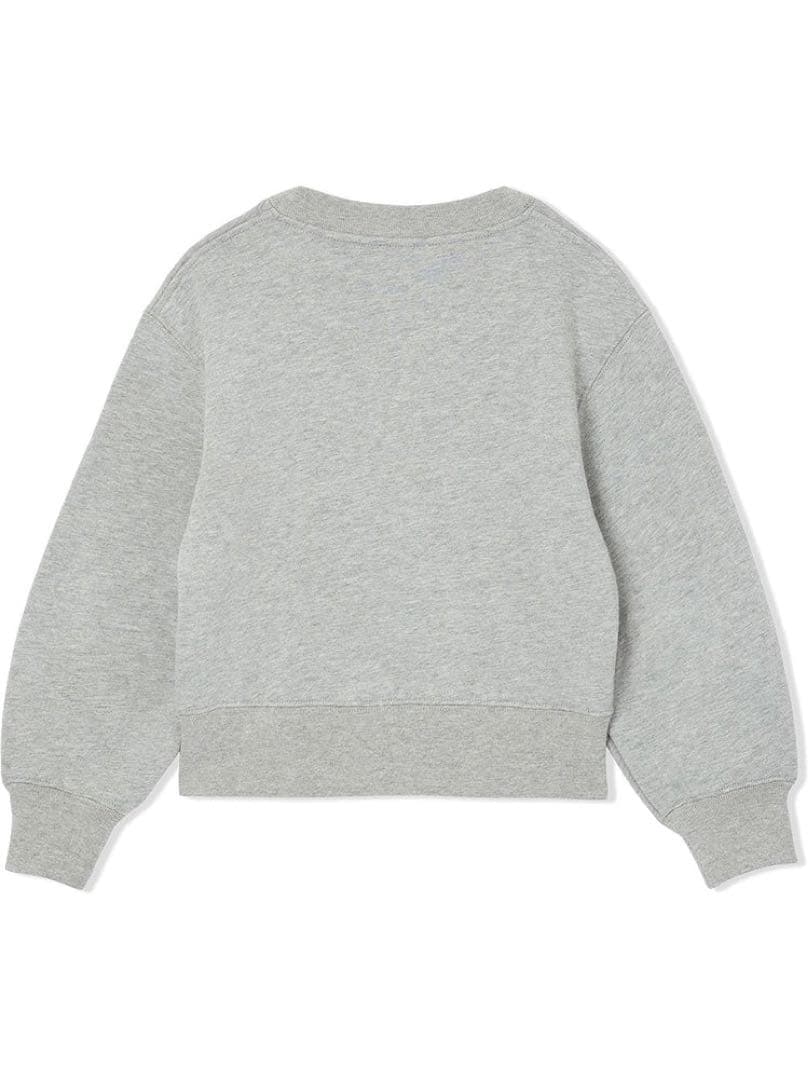 ラスト１【新品】Burberry キッズ ロゴ トレーナー くま グレー 4Y