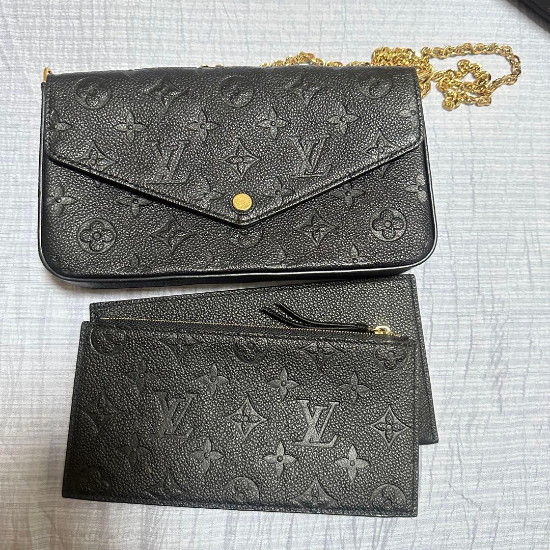 ルイヴィトン ポシェットフェリシー モノグラムアンプラント バッグ