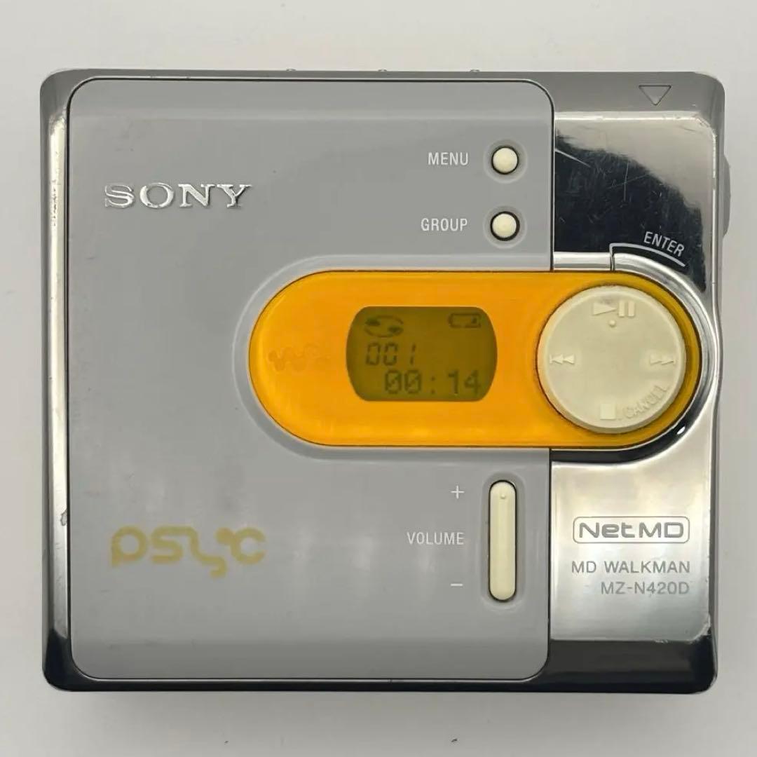 動作品 SONY MZ-N420D ソニー Net MDウォークマン 海外モデル