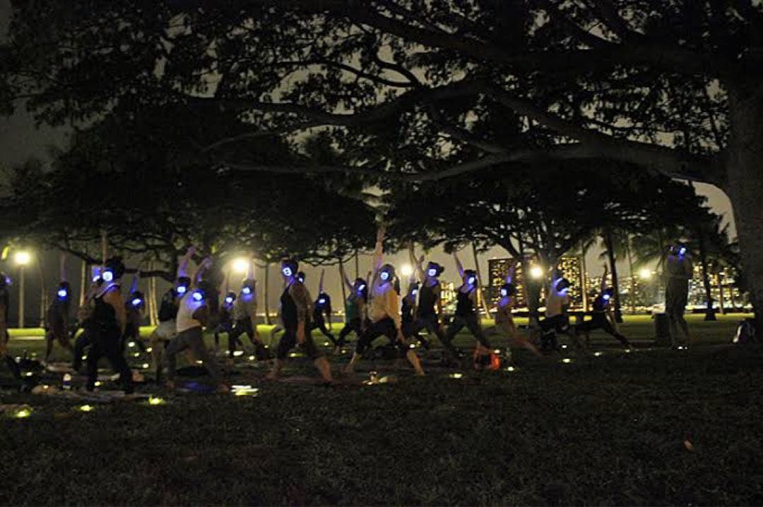 サイレントディスコセットHP20個×TR2台 ヨガ/シネマ/パーティーに