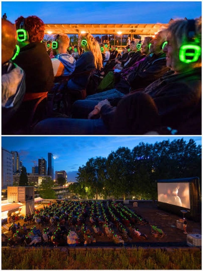 サイレントディスコセットHP20個×TR2台 ヨガ/シネマ/パーティーに