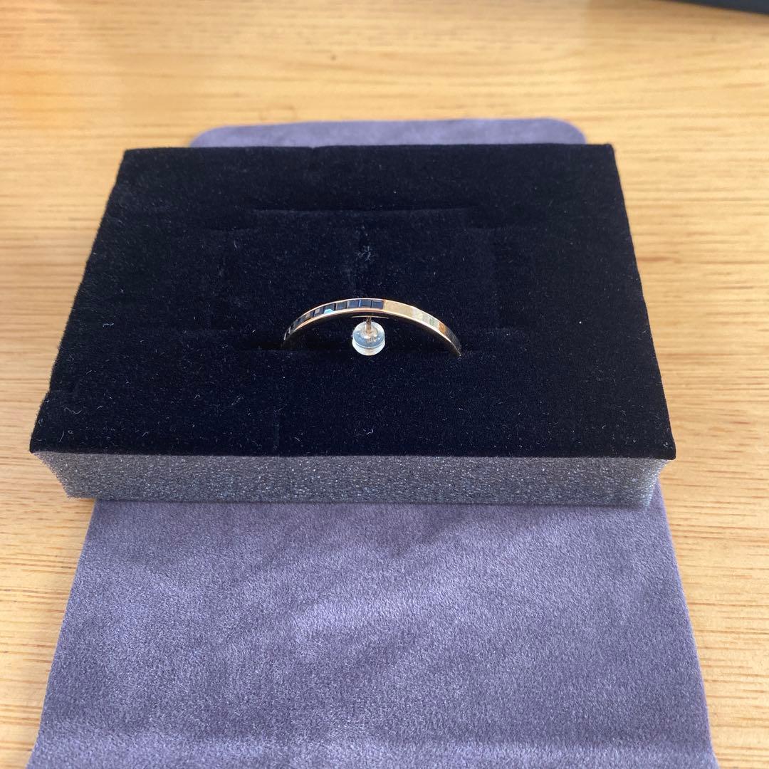 さらに！新春セール hirotakaブラックサファイアBowピアス 7日まで