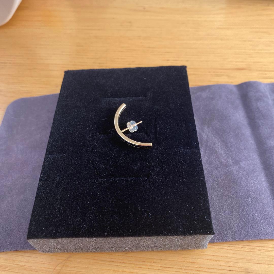 さらに！新春セール hirotakaブラックサファイアBowピアス 7日まで