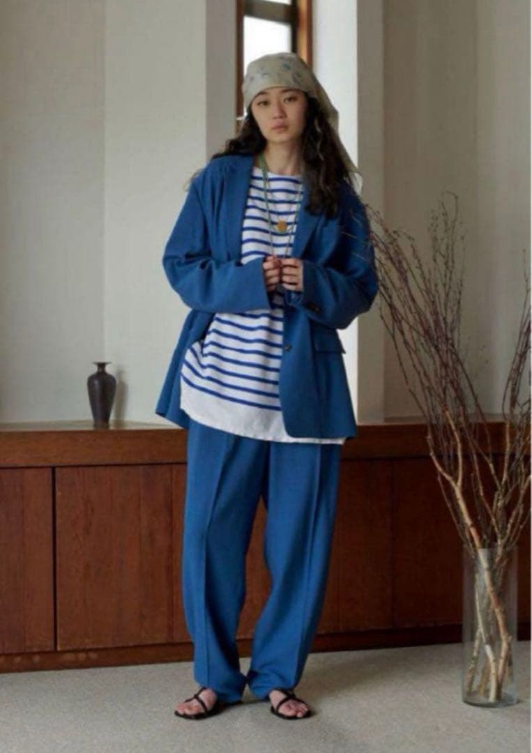 roku 6 DOBBY SET UP PANTS JAKET セットアップ