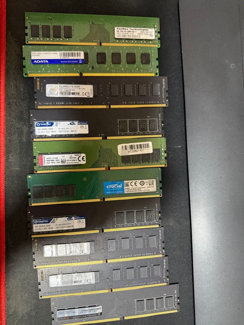 DDR4 DDR3 メモリ ジャンク扱い　20枚以上