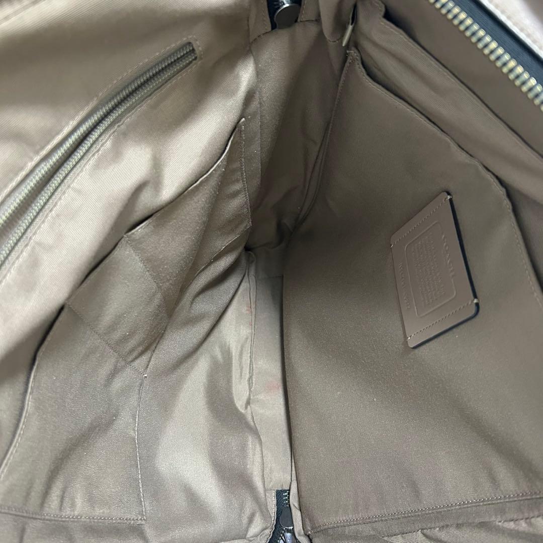 【美品】コーチ 6877 グラハム 3way リュック ブリーフケース A4可