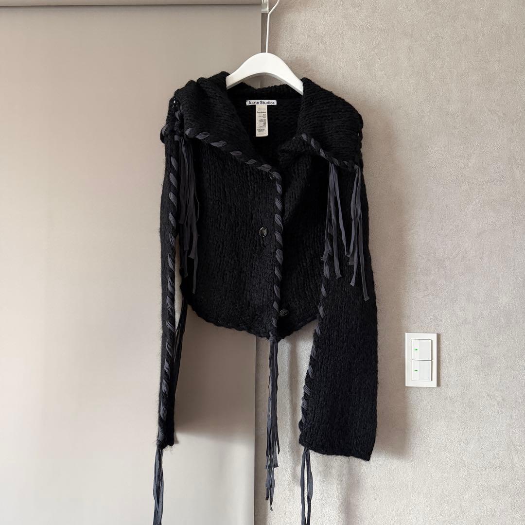Acne Studios ニット カーディガン Black ブラック