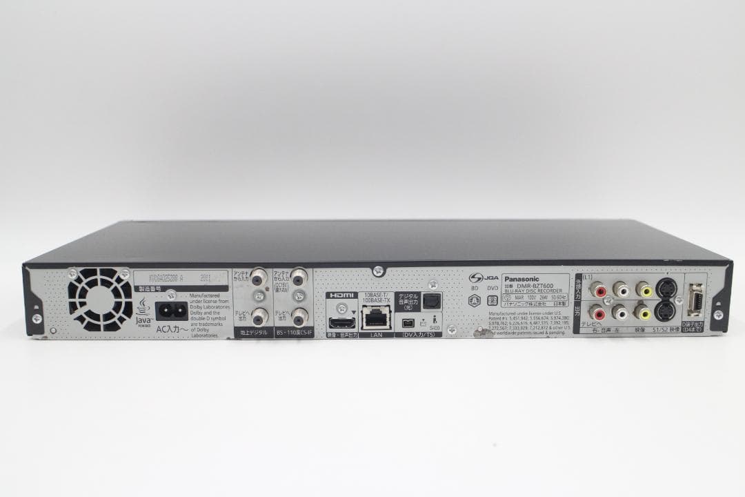 2258★パナソニック DMR-BZT600 ブルーレイレコーダー 日本製