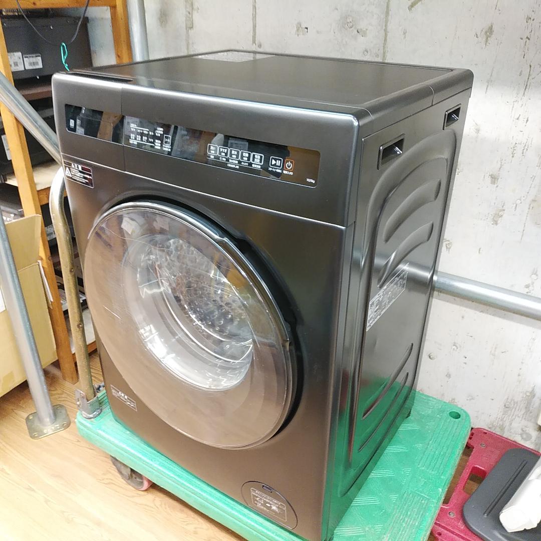 12M2006 2025年ニトリ10kgドラム式 洗濯乾燥機ND100KL1BK