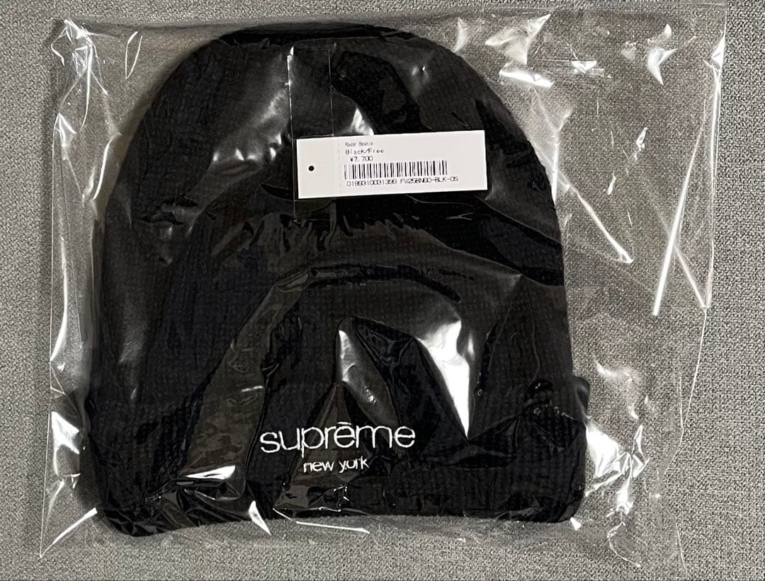 帽子 Supreme Radar Beanie Black