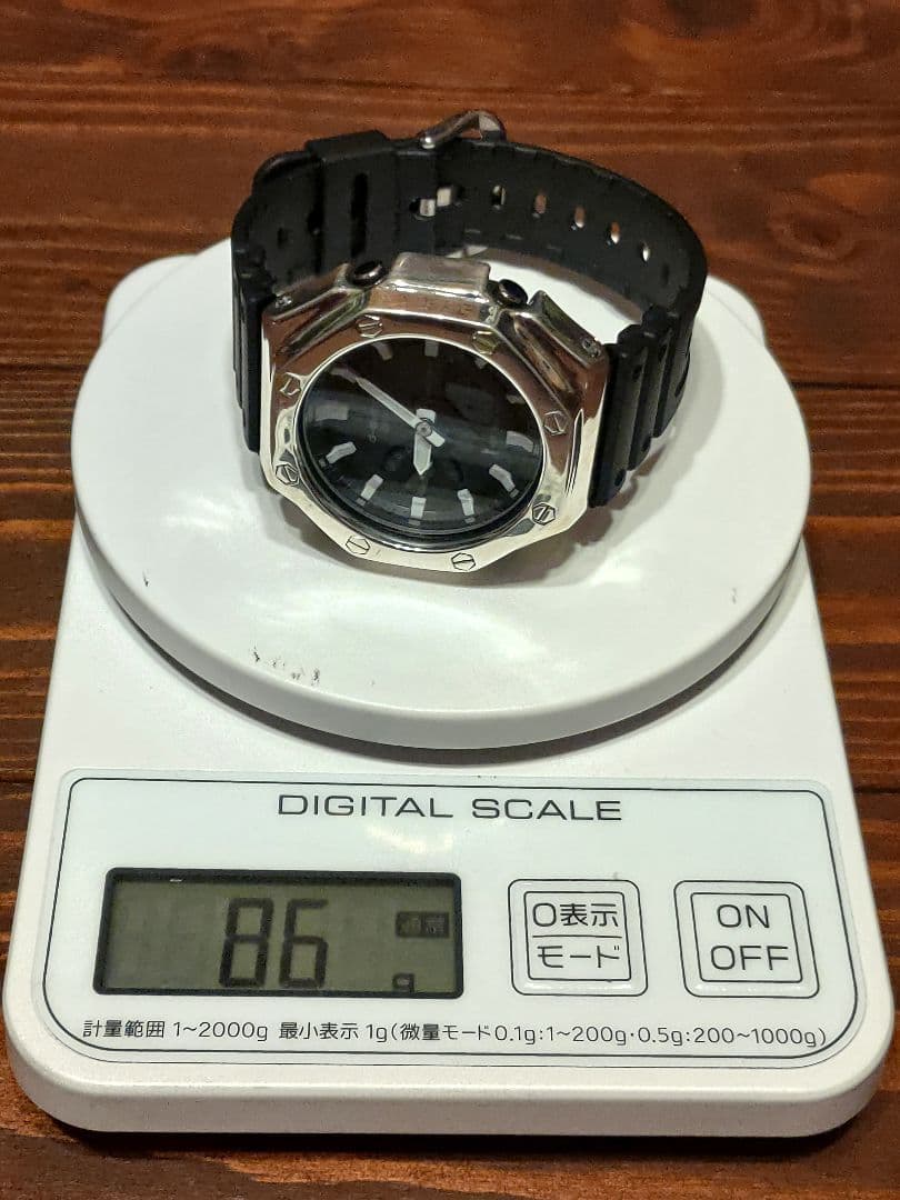 GA-2100-1AJF silver925 純銀 スターリングシルバー ベゼル