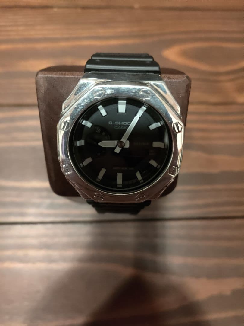 GA-2100-1AJF silver925 純銀 スターリングシルバー ベゼル