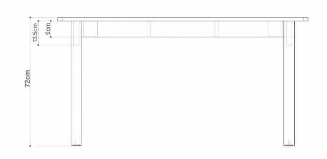 無印良品 木製テーブル 140×80cm KC0GLA3S