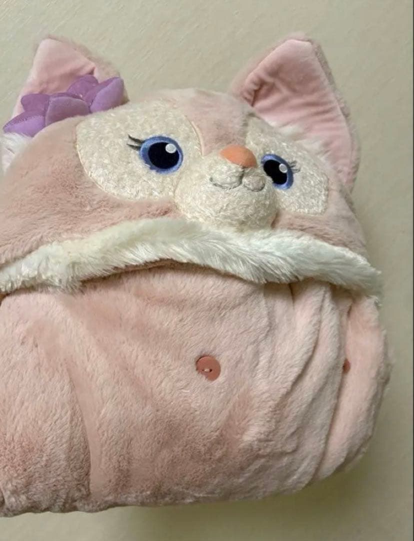 上海ディズニー リーナベル ブランケット ポンチョ フード ミトン 付き