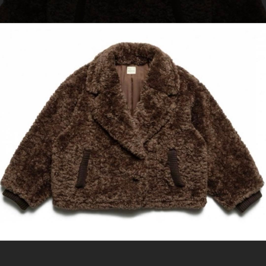ファーコート　pinue ピヌエ　もこもこファージャケット