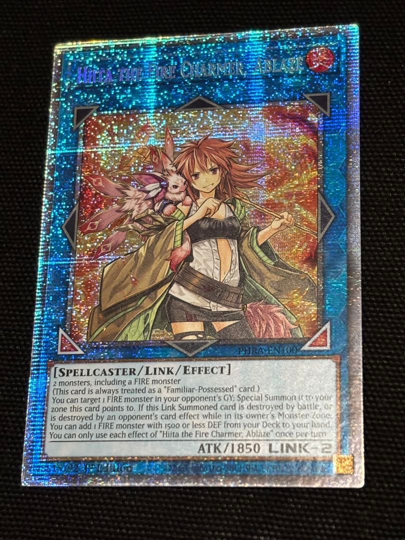 遊戯王　灼熱の火霊使いヒータ　スターライトレア　英語版　PHRA