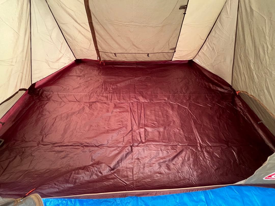 タフスクリーン2ルームハウスナチュラム限定カラーインナーマット、グランドシート付