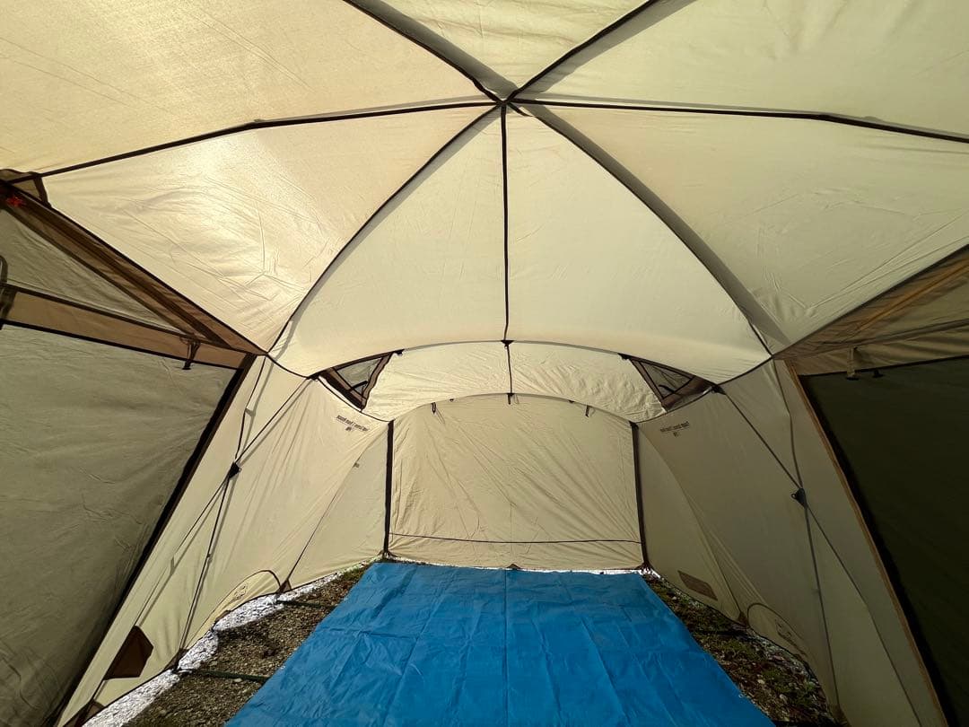 タフスクリーン2ルームハウスナチュラム限定カラーインナーマット、グランドシート付