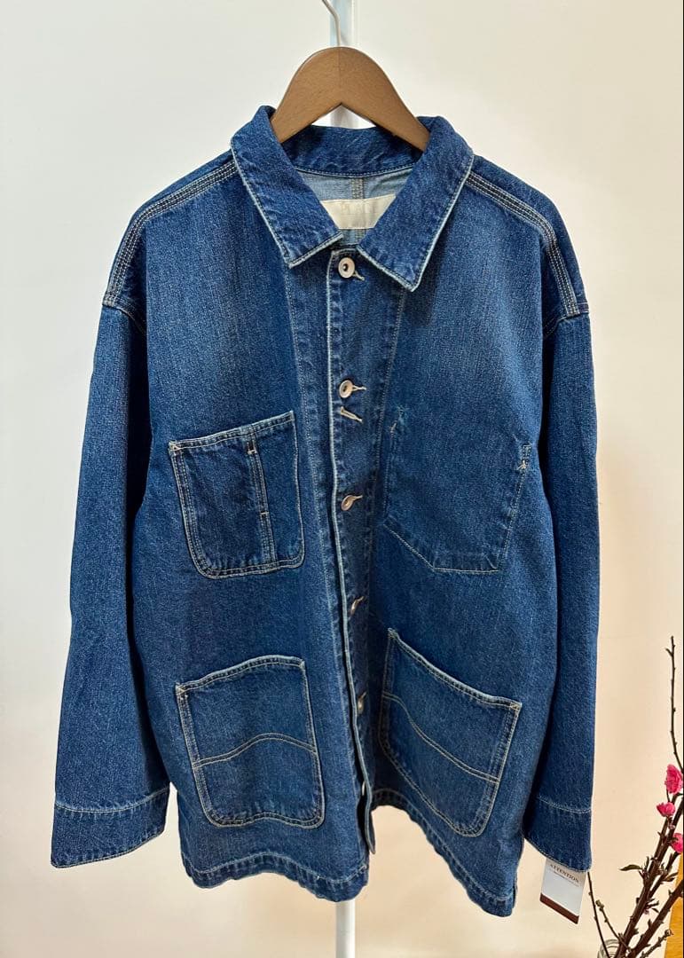Plage新品紙タグ付き⭐️coverallデニムカバーオールジャケット
