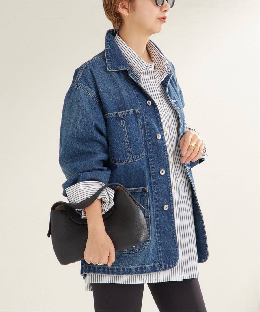 Plage新品紙タグ付き⭐️coverallデニムカバーオールジャケット